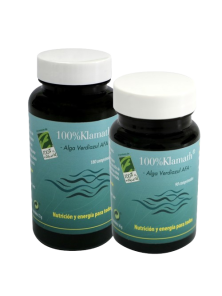 100% KLAMATH ALGA VERDIAZUL AFA 90 COMPRIMIDOS - 100% NATURAL - 8437019352424