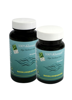 100% KLAMATH ALGA VERDIAZUL AFA 90 COMPRIMIDOS - 100% NATURAL - 8437019352424