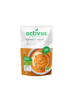 SOPA CREMA DE ZANAHORIA CON COCO 400GR BIO - ACTIVUS ORGANIC - 4779039732584