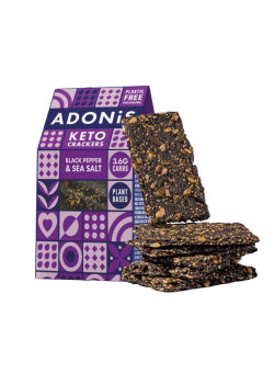 GALLETAS KETO PIMIENTA NEGRA Y SAL MARINA 60GR - ADONIS FOODS - 5060474941280