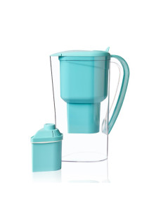 JARRA TURQUESA ALKANATUR DROPS CON 1 FILTRO BAJA EMISIÓN DE MAGNESIO - ALKANATUR - 8425402491331