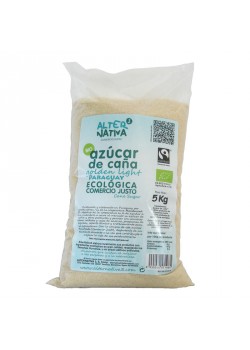AZUCAR DE CAÑA GOLDEN PARAGUAY 5KG BIO - ALTERNATIVA COMERCIO JUSTO - 8435030573385