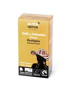 CAFE COLOMBIA CASPULAS COMPOSTABLE 10X5GR - ALTERNATIVA COMERCIO JUSTO - 8435030573477