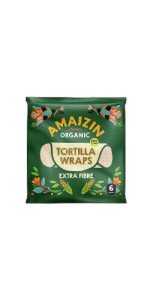 TORTILLA WRAP EXTRA FIBRE 240GR BIO - AMAIZIN - 8718976015073
