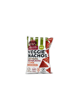 NACHOS VEGGIE LENTEJA REMOLACHA Y CHIA 125GR BIO - ANACONDA - 8437017627159