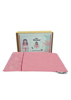 COJIN DOLOR MENSTRUAL SEMILLAS BIO 20X30  ROSA - AROMEDI NATURAL