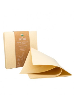 BAYETAS REUTILIZABLES DE BAMBÚ 6 UNIDADES - AZAL