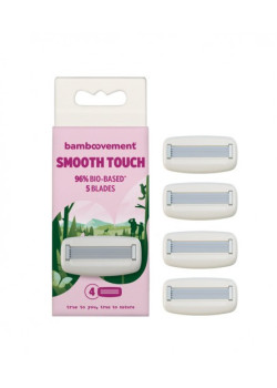 CABEZALES MAQUINILLA DE AFEITAR SMOOTH TOUCH 4 UNIDADES - BAMBOOVEMENT - 8720165937585