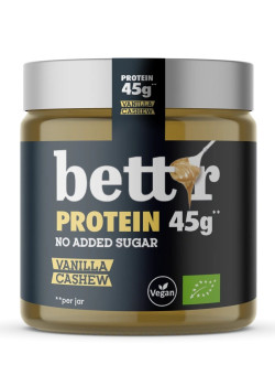 BETTR CREMA HIGH PROTEIN ANACARDO Y VAINILLA SIN AZÚCAR 250GR BIO - BETTR