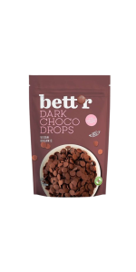CHOCO DROPS SIN AZÚCAR 200GR BIO - BETTR - 3800233780864
