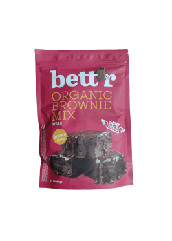 MEZCLA PARA BROWNIE SIN GLUTEN 400GR BIO - BETTR - 3800233687040