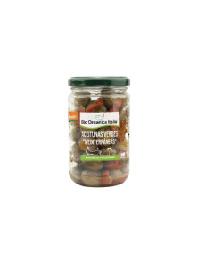ACEITUNAS VERDES CON ALIÑO MEDITERRÁNEO 180GR BIO - BIO ORGANICA ITALIA