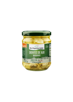 AJOS ENTEROS EN ACEITE DE OLIVA VIRGEN EXTRA BIO ORGANICA ITALIA 190GR BIO - BIO ORGANICA ITALIA - 8029689021870