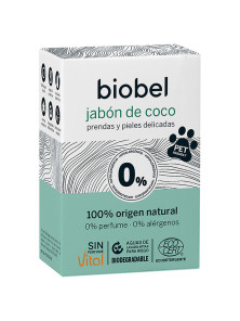 JABON NATURAL DE COCO PURO 0% 240 GR - BIOBEL ECOLOGICO DE BELTRAN - 8421427063089