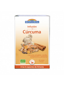INFUSION CURCUMA 20 SOBRES BIO - BIOFLORAL - 3760029863709