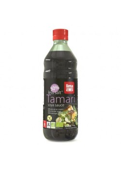 SALSA DE SOJA TAMARI 50% MENOS SAL 500ML BIO - LIMA - 5411788048286
