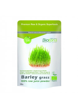 BARLEY GRASS RAW JUICE POWDER 150GR BIO - BIOTONA - 5412360020959