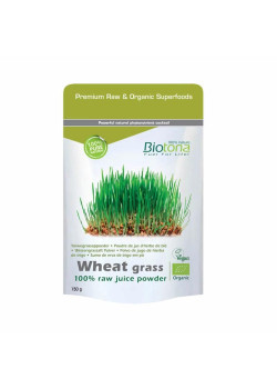 WHEAT GRASS HIERBA DE TRIGO POLVO SUPERFOOD BIO 150GR BIO - BIOTONA - 5412360021147