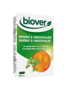 GINKGO MEMOPLEX 45 CAPSULAS - BIOVER - 5412141230188