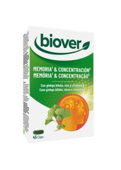 GINKGO MEMOPLEX 45 CAPSULAS - BIOVER - 5412141230188