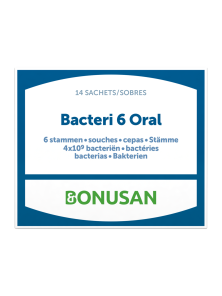 BACTERI 6 ORAL 14 SOBRES - BONUSAN - 8711827106579