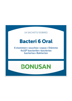 BACTERI 6 ORAL 14 SOBRES - BONUSAN - 8711827106579