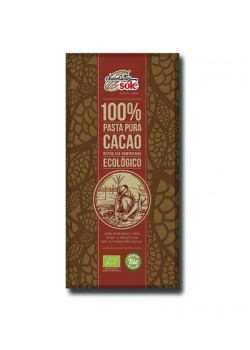 CHOCOLATE 100% 'PASTA DE CACAO' 100GR BIO - CHOCOLATES SOLE - 8411066002846