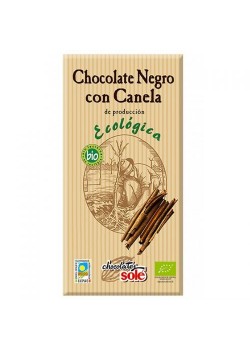 CHOCOLATE NEGRO CON CANELA 100GR BIO - SOLE - 8411066003010