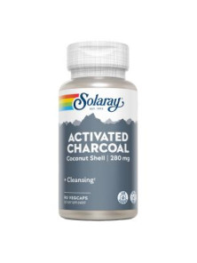 CHARCOAL ACTIVATED 90 CAPSULAS - SOLARAY - 076280008609
