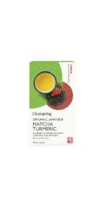TE VERDE MATCHA CURCUMA BIO 20 FILTROS - CLEARSPRING - 5021554001522