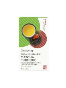 TE VERDE MATCHA CURCUMA BIO 20 FILTROS - CLEARSPRING - 5021554001522