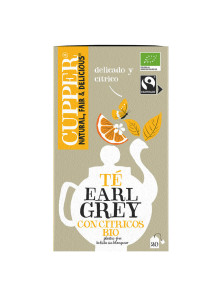 TE EARL GREY CON CITRICOS 20 BOLSAS BIO - CUPPER - 5021991945526