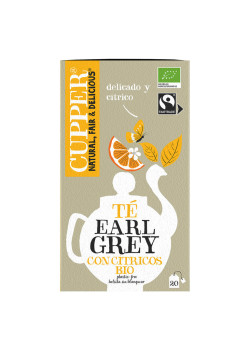TE EARL GREY CON CITRICOS 20 BOLSAS BIO - CUPPER - 5021991945526