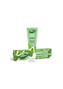 PASTA DENTÍFRICA A BASE DE HIERBAS ALBAHACA 100 ML - DABUR - 5022496016889