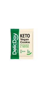 COOKIE KETO PISTACHO & MATCHA 50GR - DELICDAY