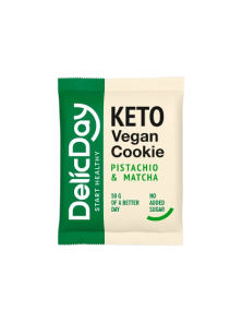 COOKIE KETO PISTACHO & MATCHA 50GR - DELICDAY
