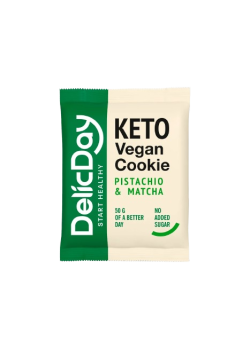 COOKIE KETO PISTACHO & MATCHA 50GR - DELICDAY