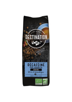 CAFE EN GRANO DESCAFEINADO 250GR BIO - DESTINATION - 3700112016629