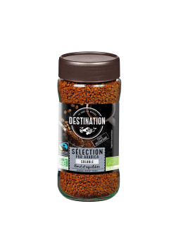 CAFE SOLUBLE ARABICA 100GR BIO - DESTINATION - 3700110055828