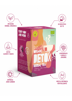 **INFUSION HERBAL DETOX 20 BOLSITAS BIO - DIET FOOD - 5903933644233