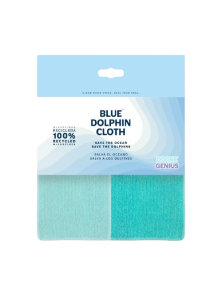 BAYETA DE MICROFIBRA 100% RECICLADA 2 UNIDADES BLUE DOLPHIN - DIVINE GENIUS
