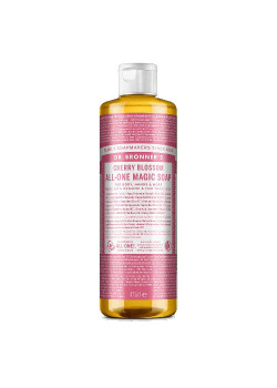 JABON LIQUIDO DE CASTILLA PURO FLOR DE CEREZO 475ML BIO - DR. BRONNERS - 018787831694
