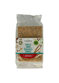 CRACKERS ESPELTA CON SEMILLAS 200GR BIO - DR KARGS - 4033634303144