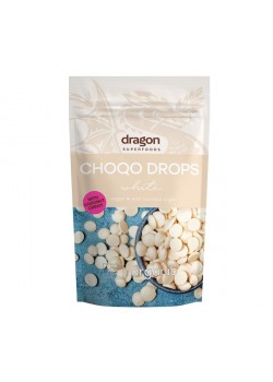 CHOCO DROPS WHITE 250GR BIO - DRAGON SUPERFOODS - 3800233686739