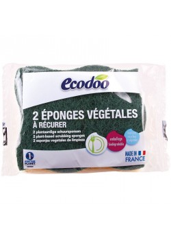 2 ESPONJA CON ESTROPAJO - ECODOO - 3380380083785