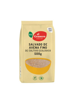 SALVADO DE AVENA FINO 500GR BIO - EL GRANERO INTEGRAL - 8422584048728