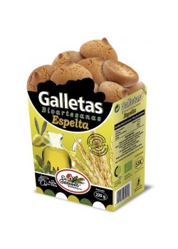 **GALLETAS BIOARTESANAS ESPELTA 220GR - EL GRANERO INTEGRAL - 8422584030648