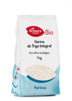 HARINA DE TRIGO INTEGRAL BIO 1KG - EL GRANERO INTEGRAL - 8422584018042