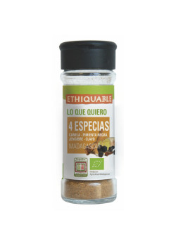 MEZCLA 4 ESPECIAS 40GR BIO - ETHIQUABLE - 3760278860726
