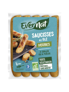 SALCHICHAS DE HIERBAS 200GR BIO - EVERNAT - 3396410254056